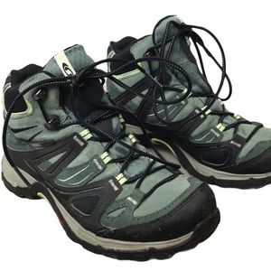 Salomon Boys Goretex Green Hiking Waterproof Boots